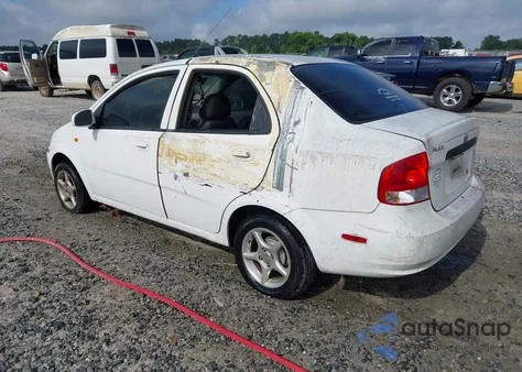 2004 Chevrolet Aveo Ls z USA, uszkodzony, nr VIN KL1TJ52674B271955